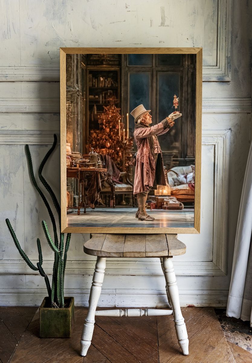 Nutcracker Stage Scene Photography Poster. — room view 1