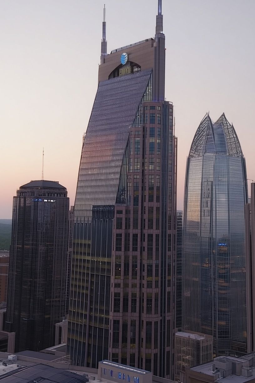 Nashville Skyline — Photography Print. poster — architecture art