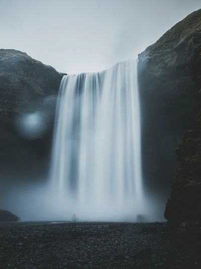 Seljalandsfoss Waterfall — Nature Print.