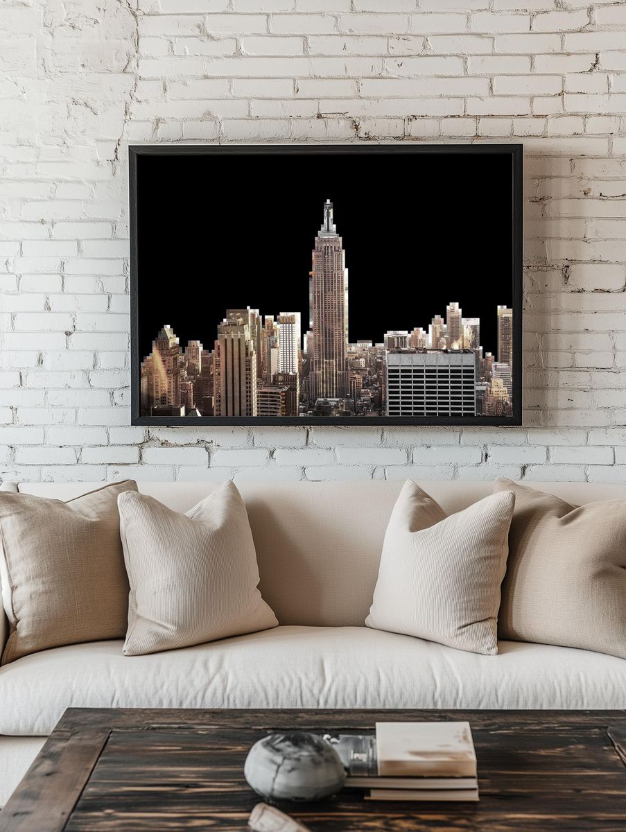 Empire State Building — Urban Photography Poster. — room view 1