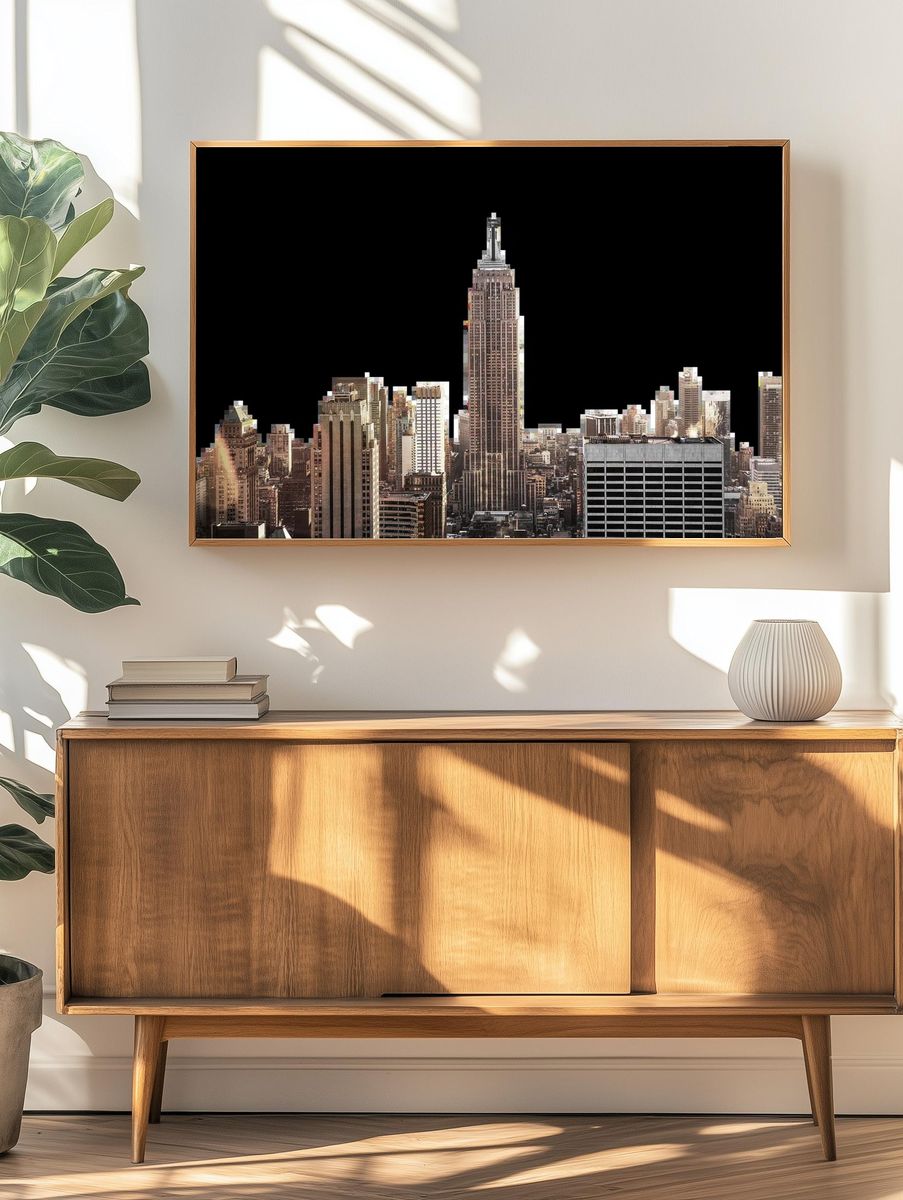 Empire State Building — Urban Photography Poster. — room view 3