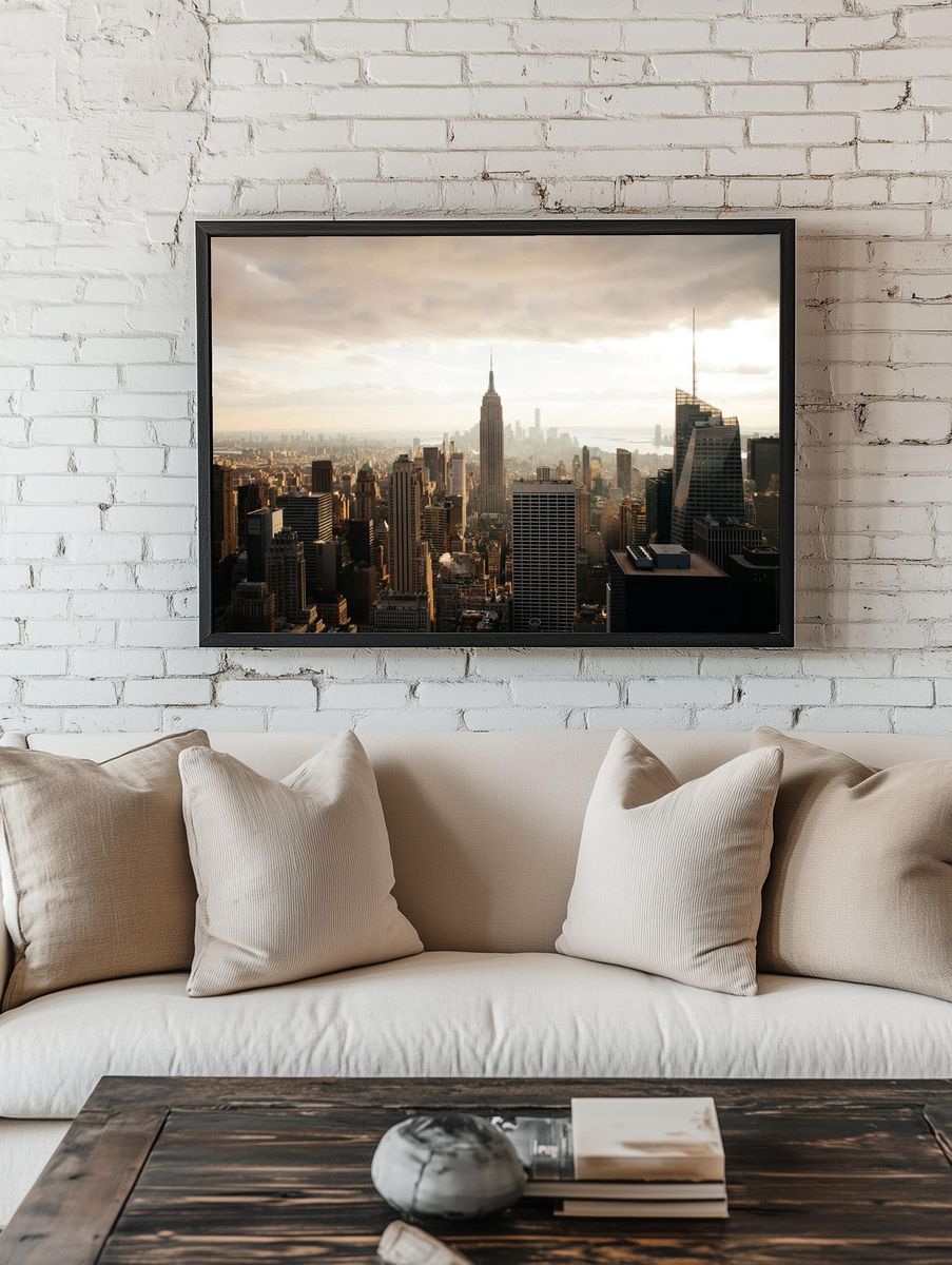 Empire State Building — Cityscape Print. room preview