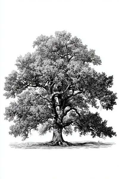 Majestic Oak Tree