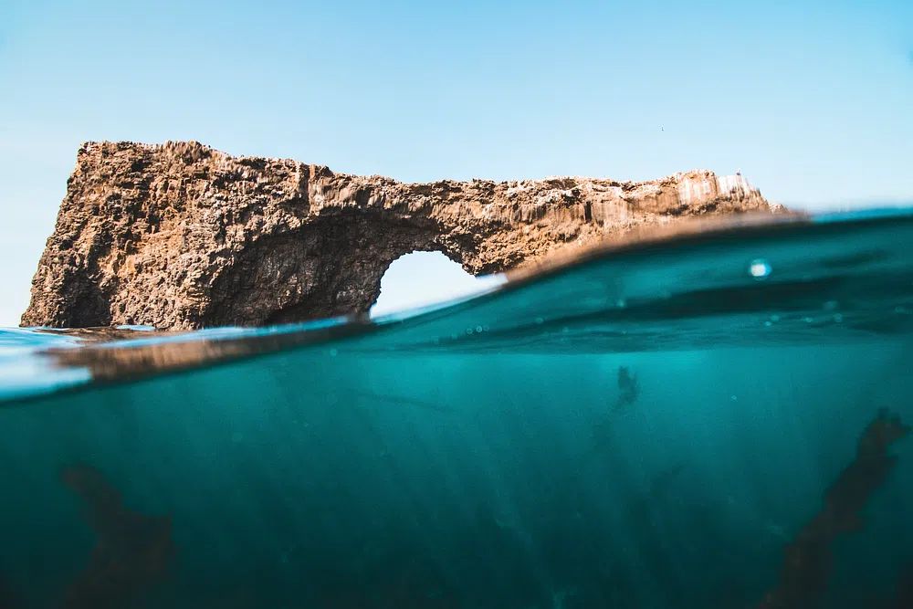 Ocean Arch — Nature Photography Poster. poster — nature art