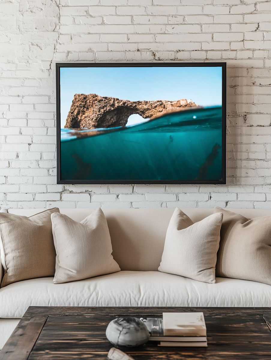 Ocean Arch — Nature Photography Poster. — room view 1
