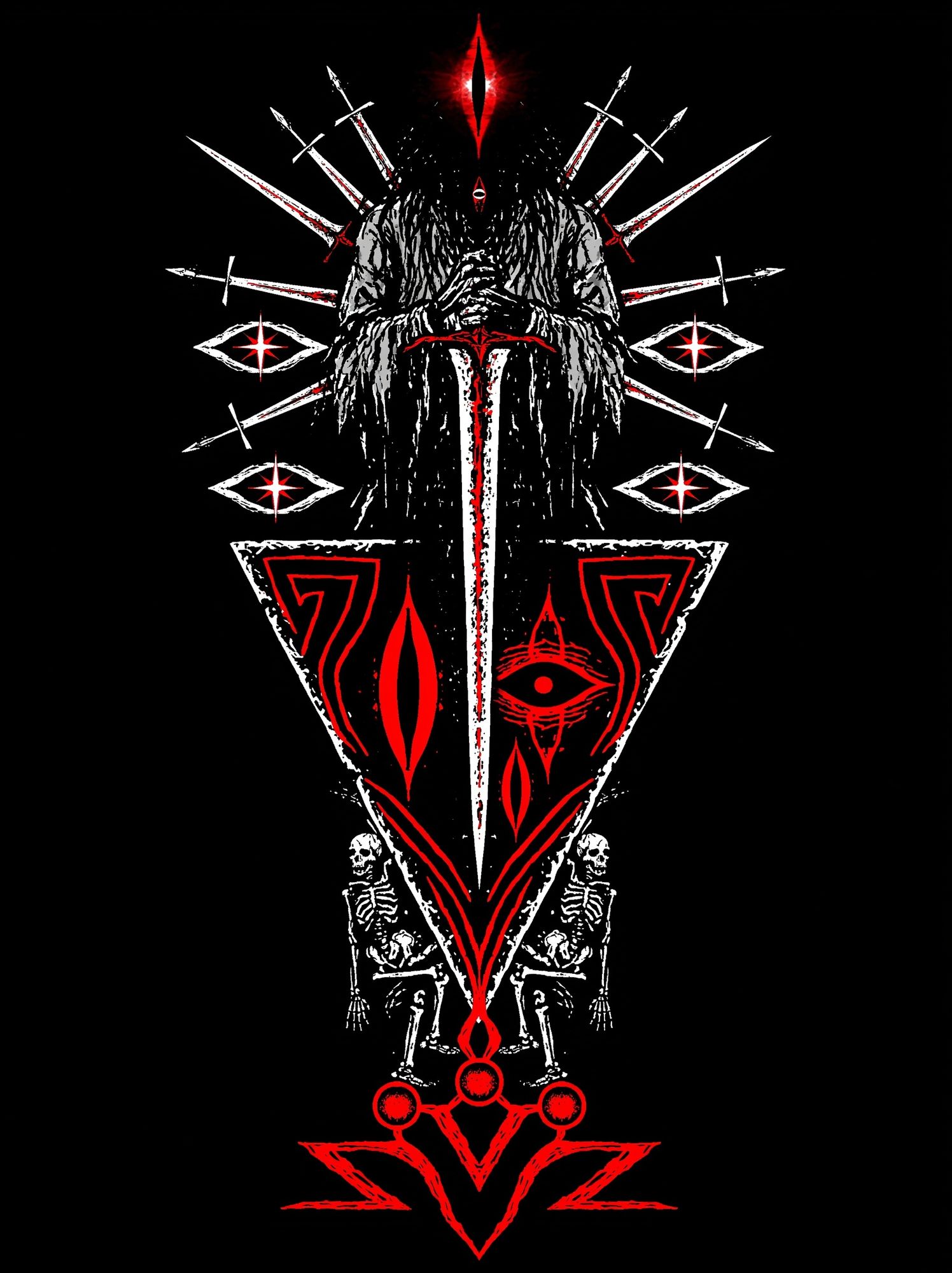 Occult Blade Ritual Print. poster detail