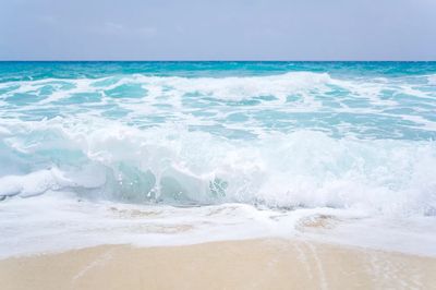 Ocean Waves — Nature Print. poster
