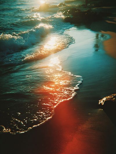 Sunset Waves — Photography Print