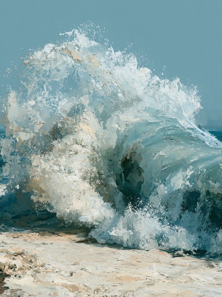 Ocean Wave Fine-Art Poster. poster — fine-art art
