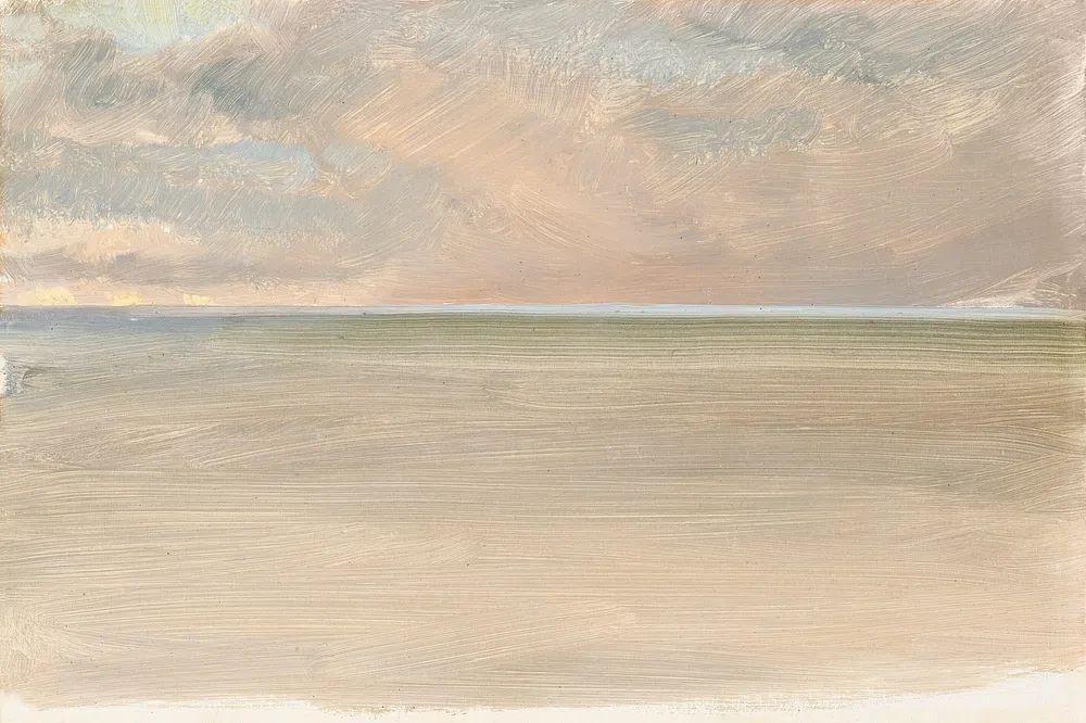 Serene Ocean Horizon — Fine Art Print. poster detail