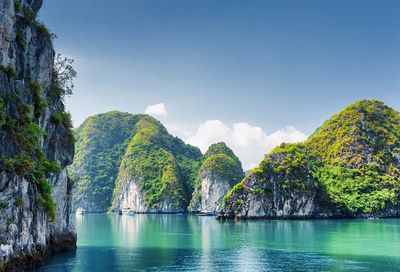 Serene Ocean Landscape Poster. poster