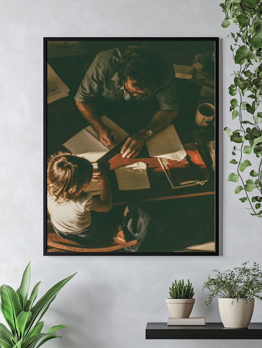 Overhead Study Session Photography Poster. — room view 4