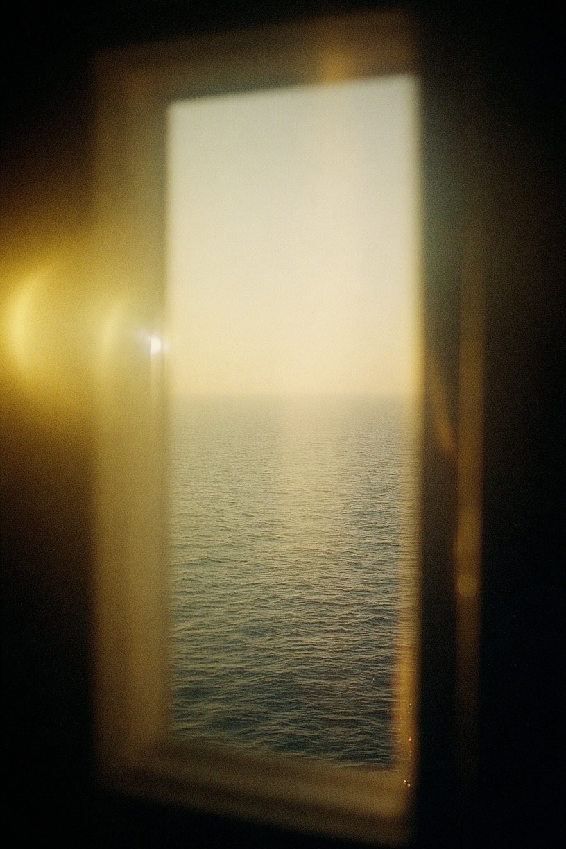Ocean Through Window — Photography Print. poster detail