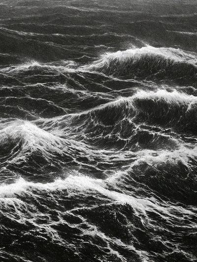 Stormy Ocean Waves Photography Poster. poster