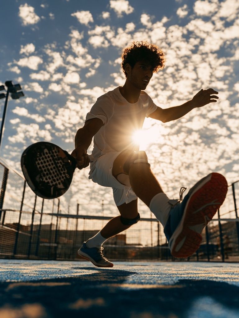 Padel Action Photography Poster. poster — photography art