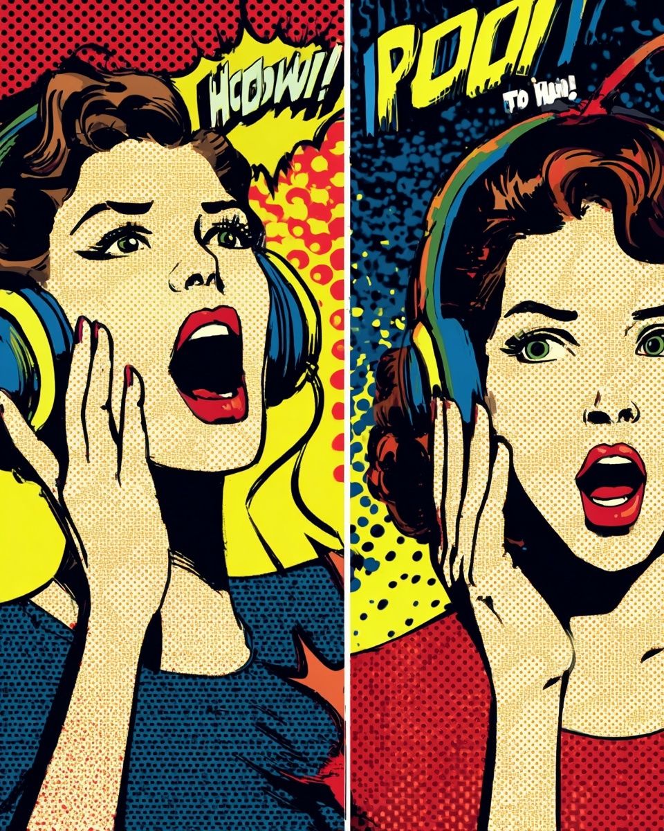 Pop Art Comic Woman Poster. poster detail