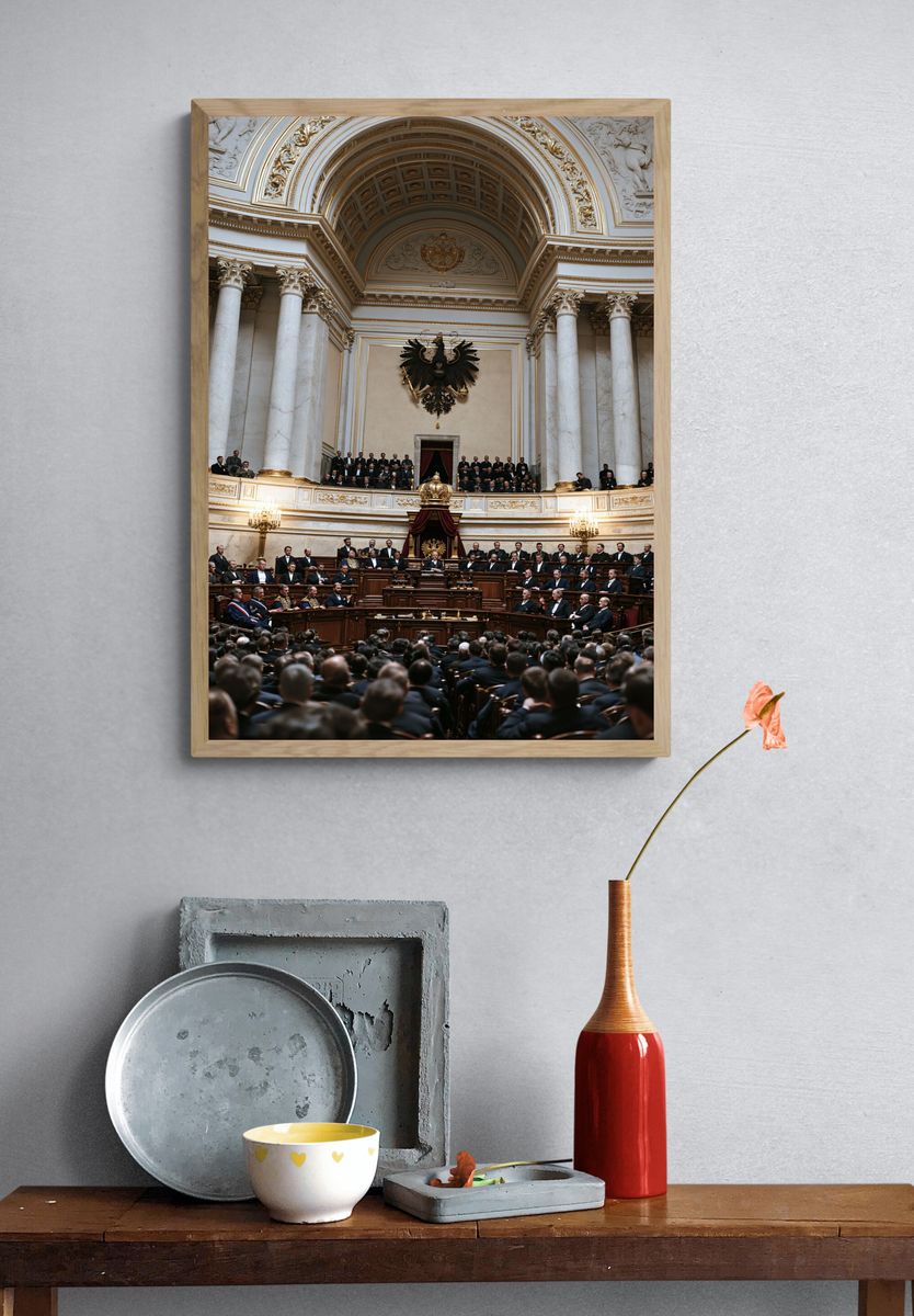 Grand Parliament Chamber Photography Poster. — room view 3