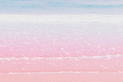 Sparkle ocean waves pastel image. poster