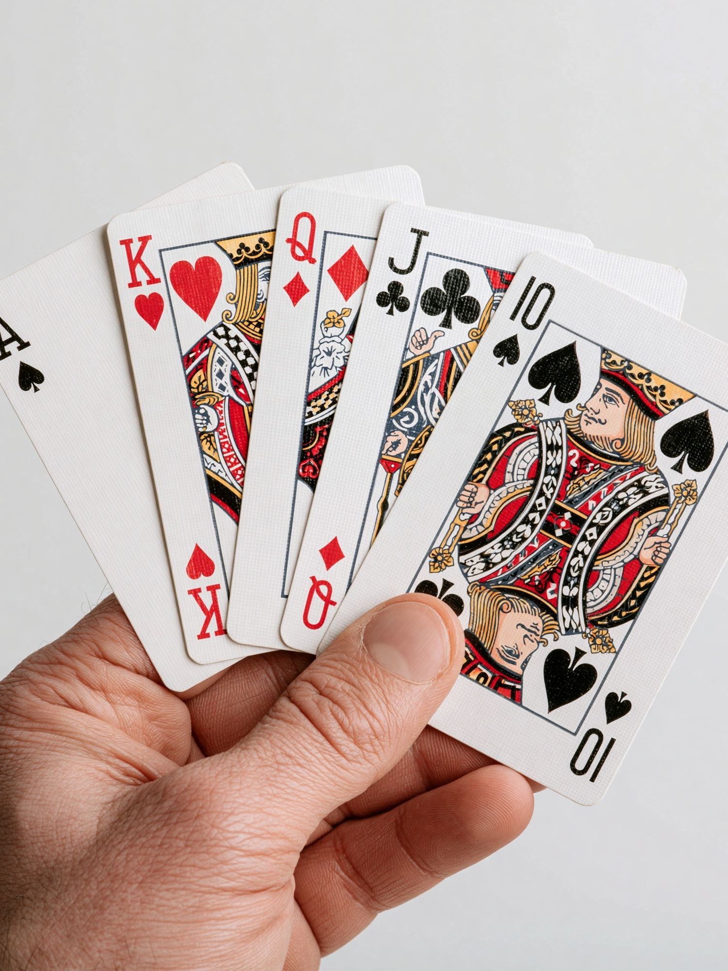 Playing Cards Hand Photography Poster. poster — photography art