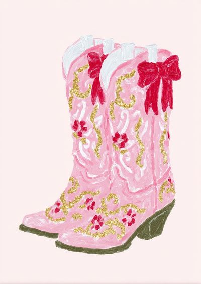 Pink Cowboy Boots