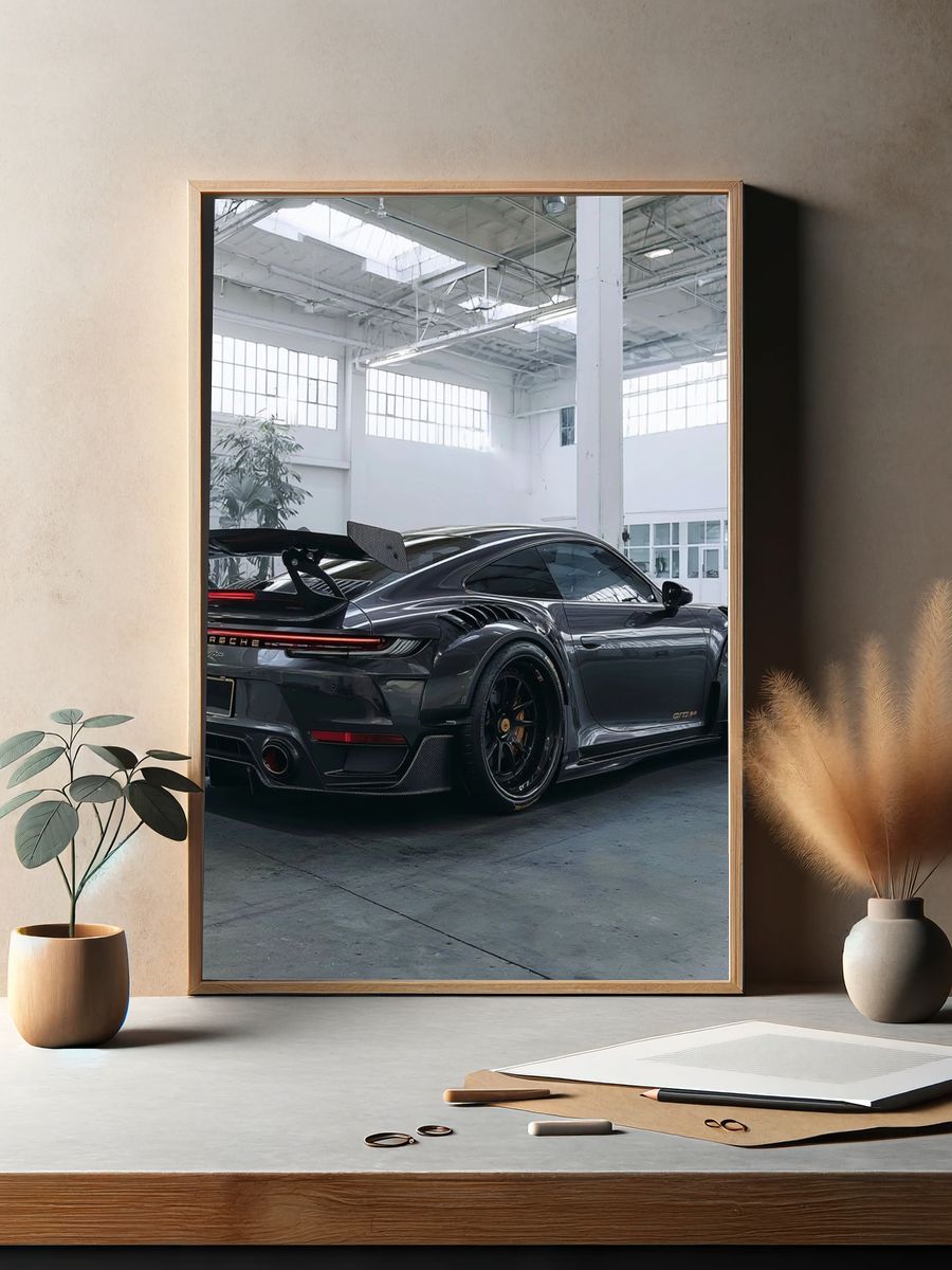 Porsche 911 GT3 RS Photography Poster. — room view 2