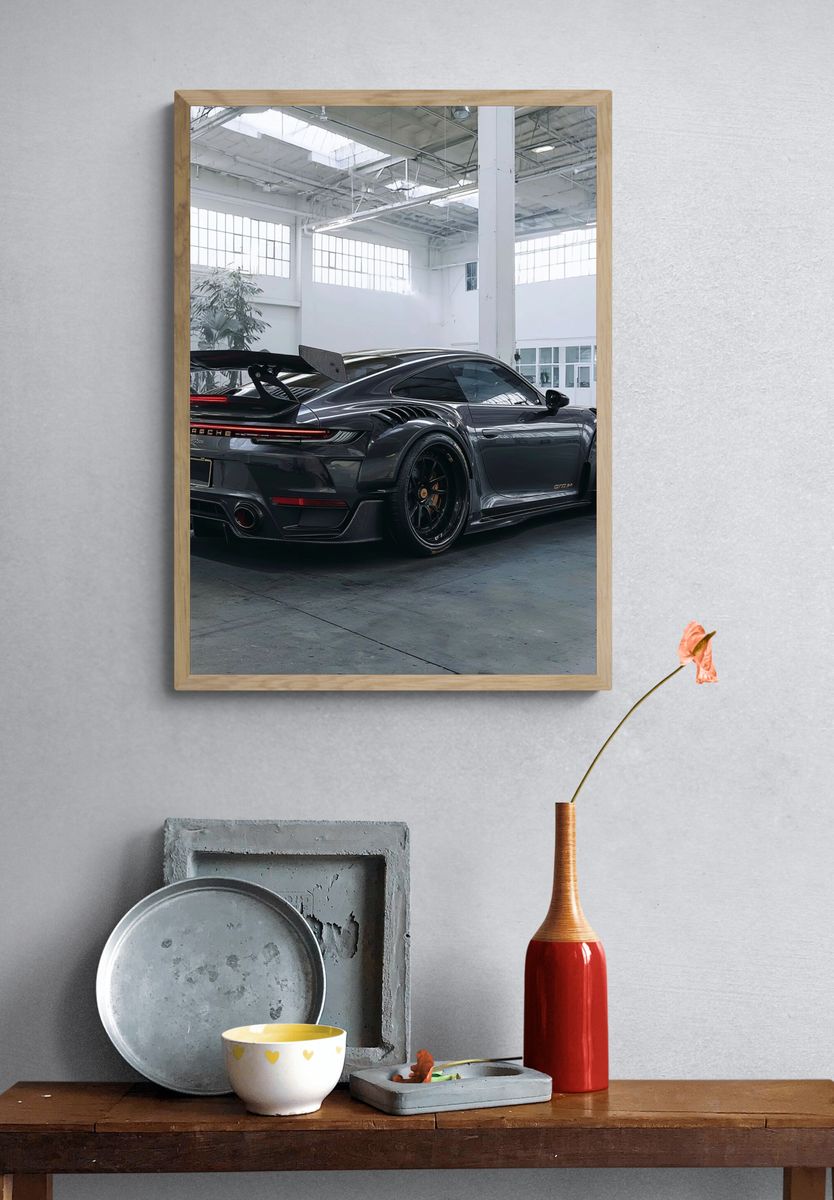 Porsche 911 GT3 RS Photography Poster. — room view 3