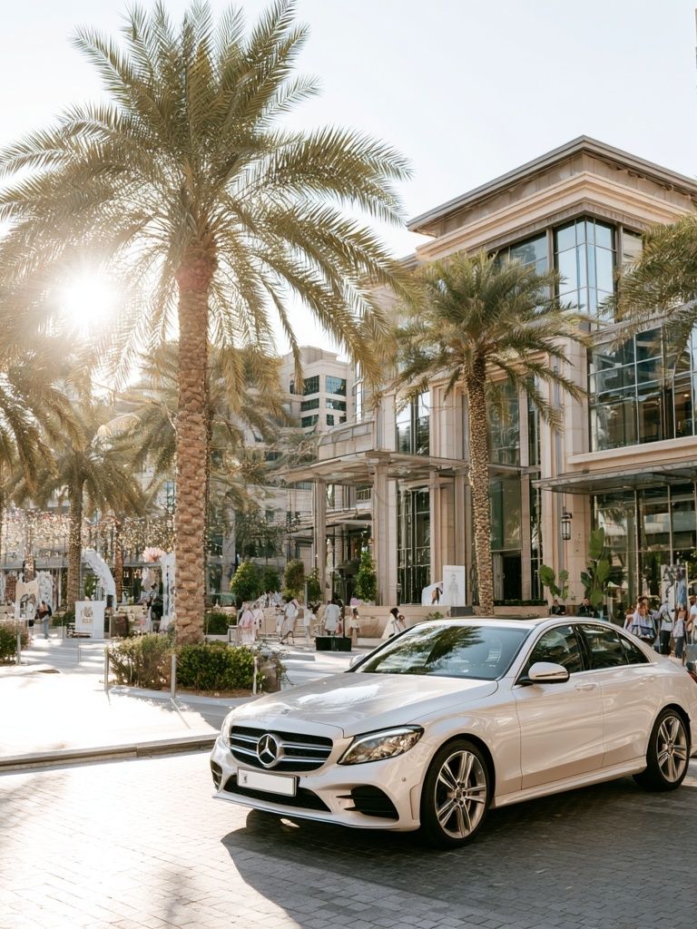 Palm Boulevard Luxury Car Poster. poster detail