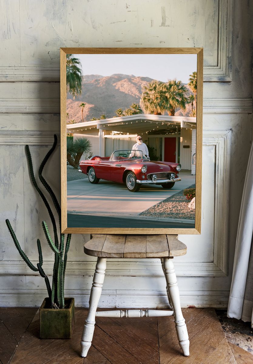 Palm Springs Classic Car Photography Poster. room preview