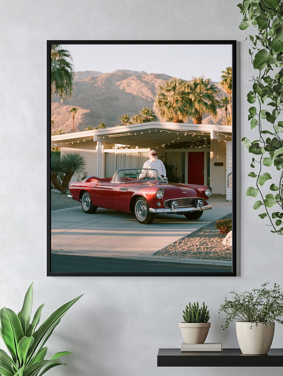 Palm Springs Classic Car Photography Poster. — room view 4