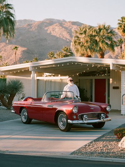 Palm Springs Classic Car Photography Poster. poster