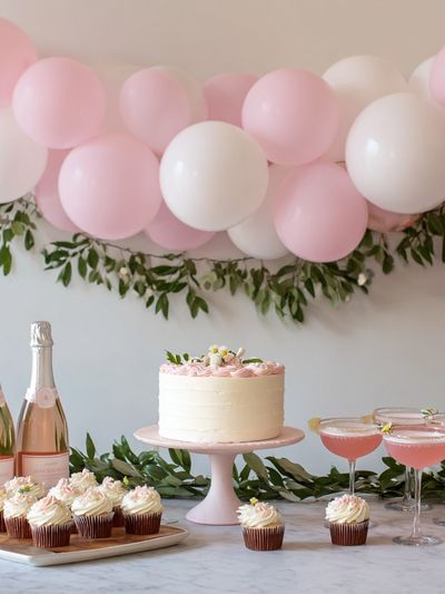 Pink Party Dessert Table Photography Poster.