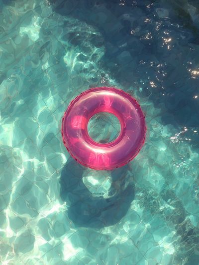 Pink Pool Float — Photography Print. poster