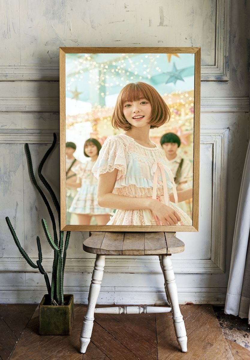 Pastel Pop Idol Portrait Poster. — room view 1