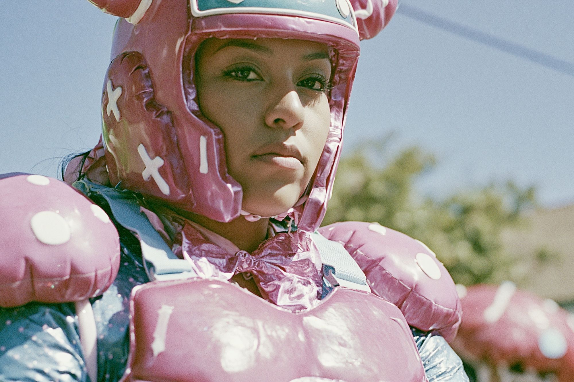 Pink Fighter Portrait Poster. poster — photography art