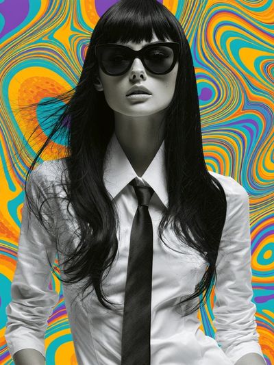 Pop Art Fashion Portrait Poster. poster