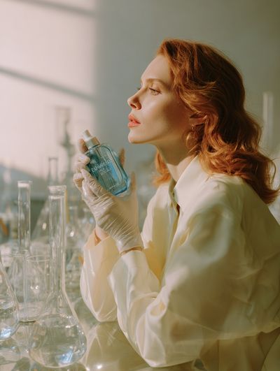 Perfume Portrait Photography Poster. poster print