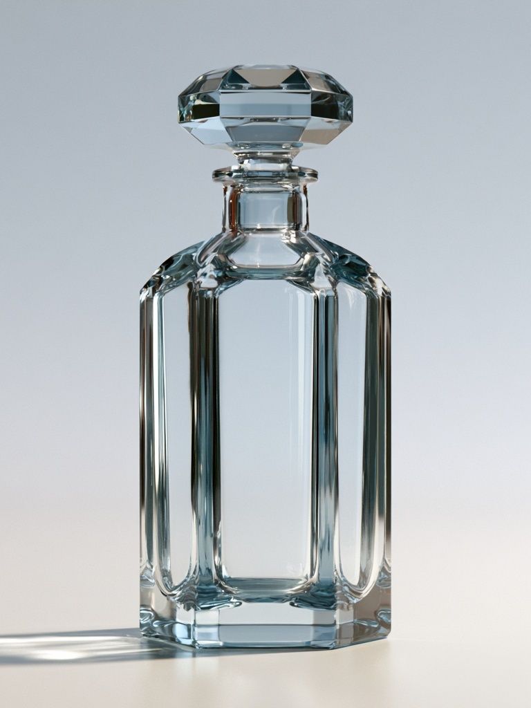 Crystal Perfume Bottle Photography Poster. poster — photography art