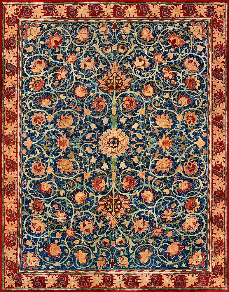 William Morris 's Holland Park. poster detail