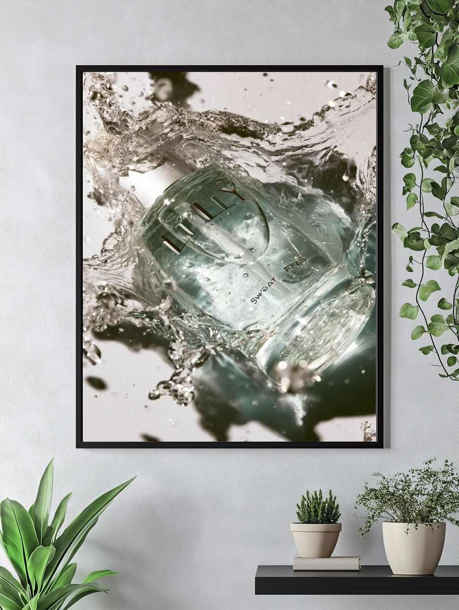 Perfume Splash Photography Poster. — room view 4