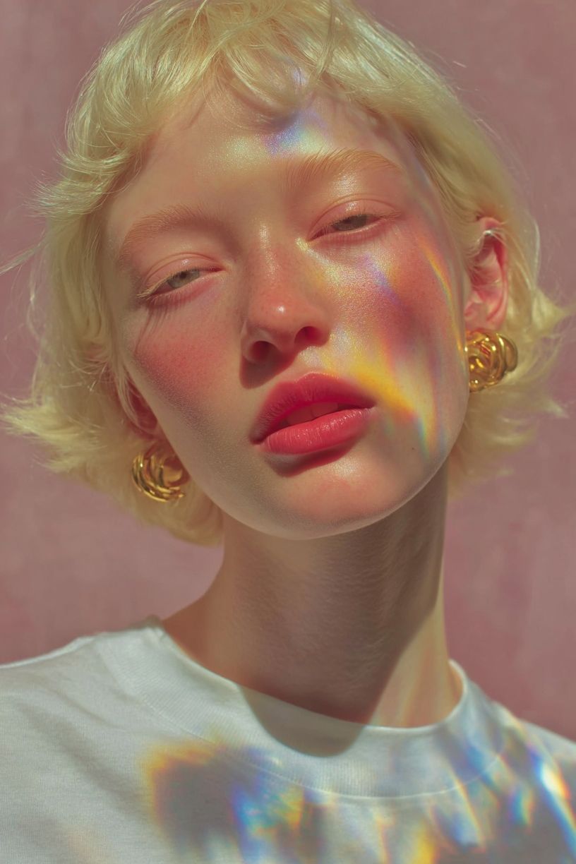 Prismatic Portrait Photography Poster. poster detail