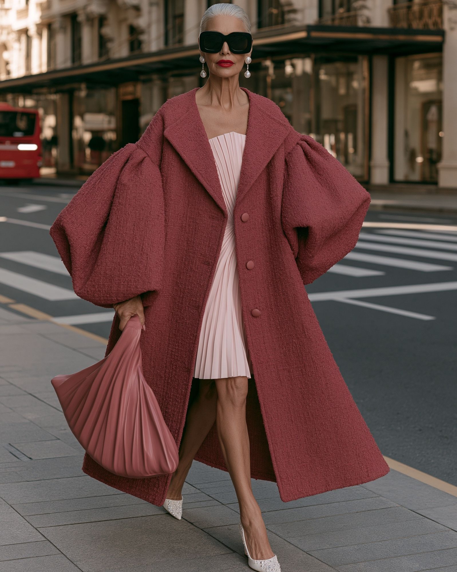 Paris Street Fashion Photography Poster. poster detail