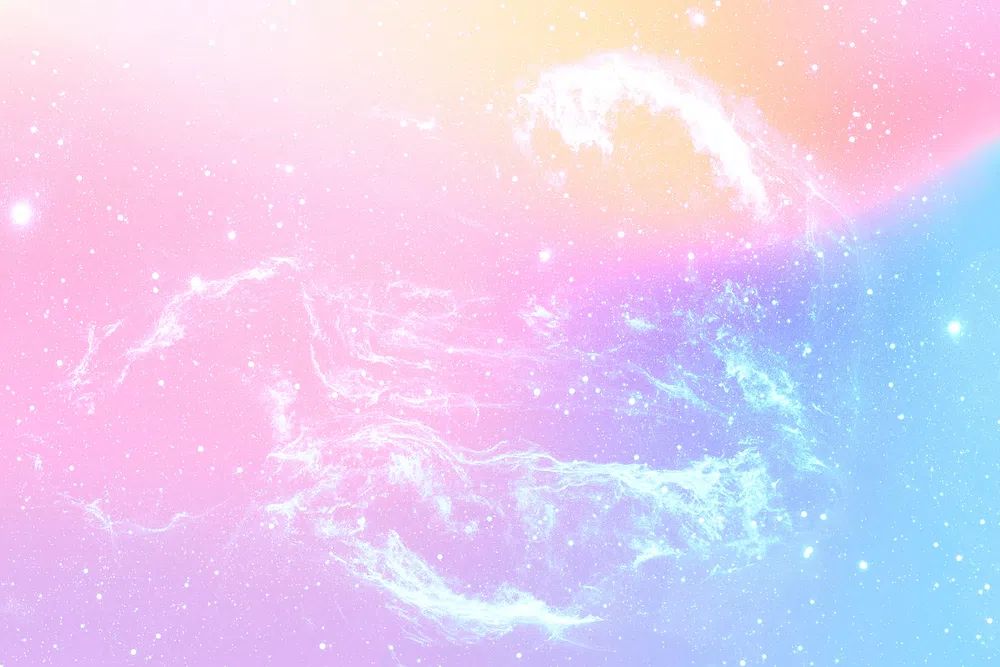 Pastel Galaxy Abstract Poster. poster — abstract art