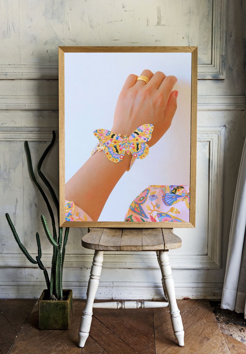 Butterfly Bracelet Fashion Poster. — room view 1