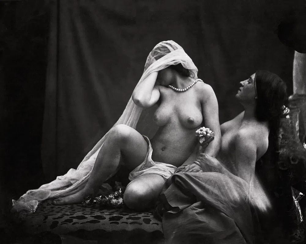 Nude photography naked woman, Study. poster — photography art
