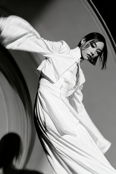 Monochrome Fashion Portrait Poster. poster — photography art