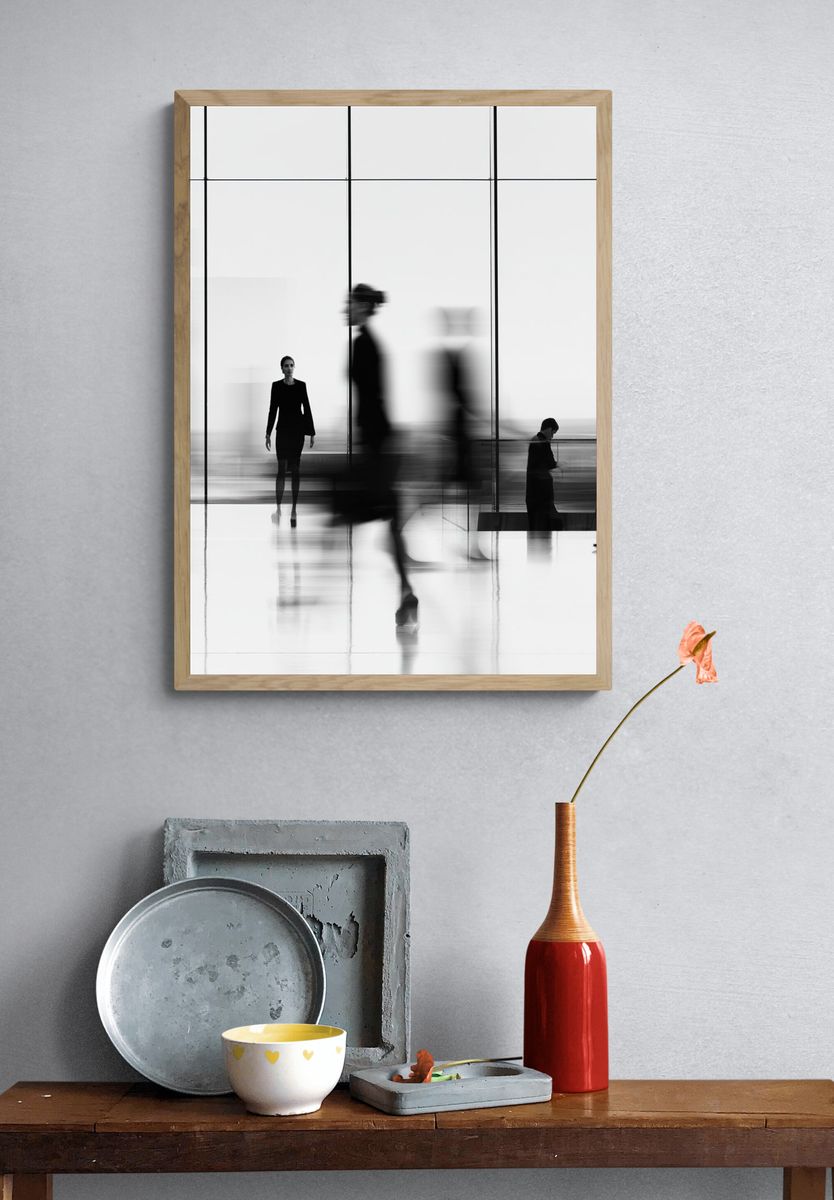 Blurred Fashion Runway Photography Poster. — room view 3