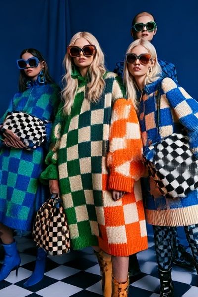 Checkerboard Fashion Photography Poster. poster