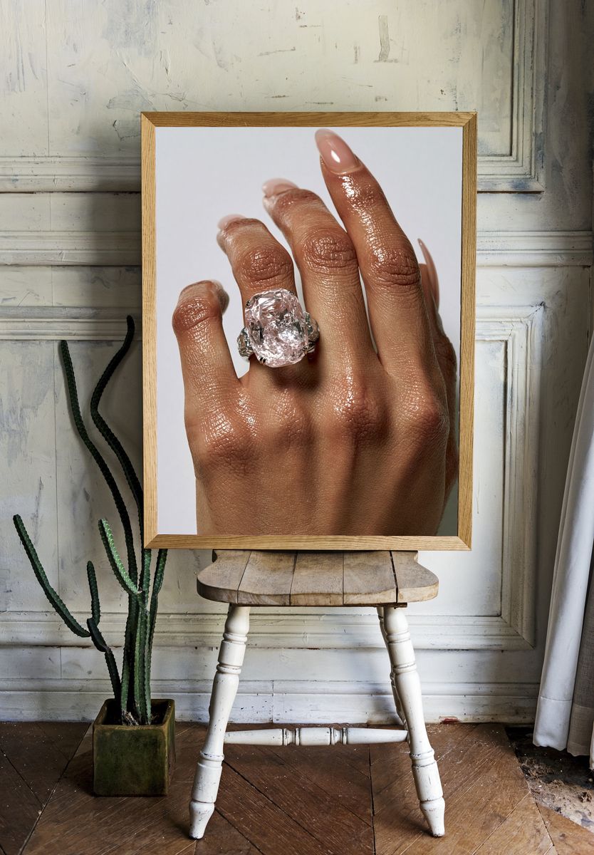 Diamond Ring Fashion Photography Poster. — room view 1