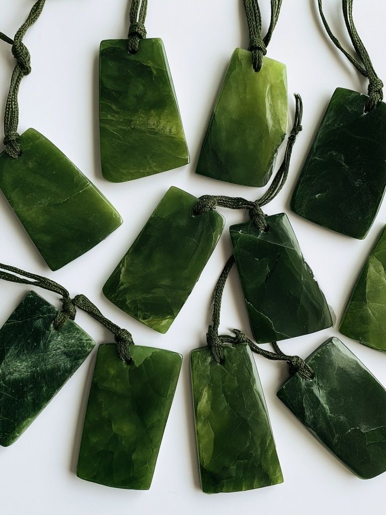 Green Jade Pendants Photography Poster. poster — photography art