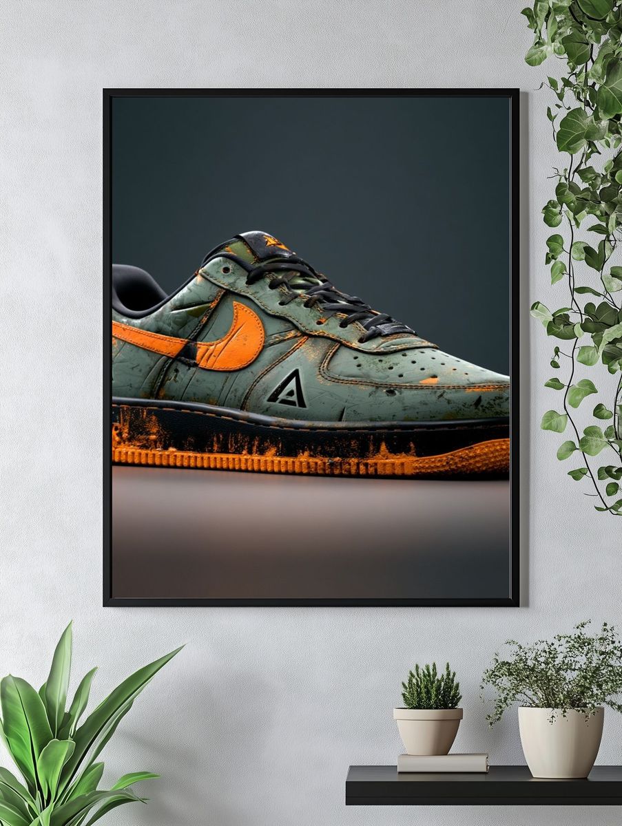 Custom Sneaker Photography Poster. — room view 4